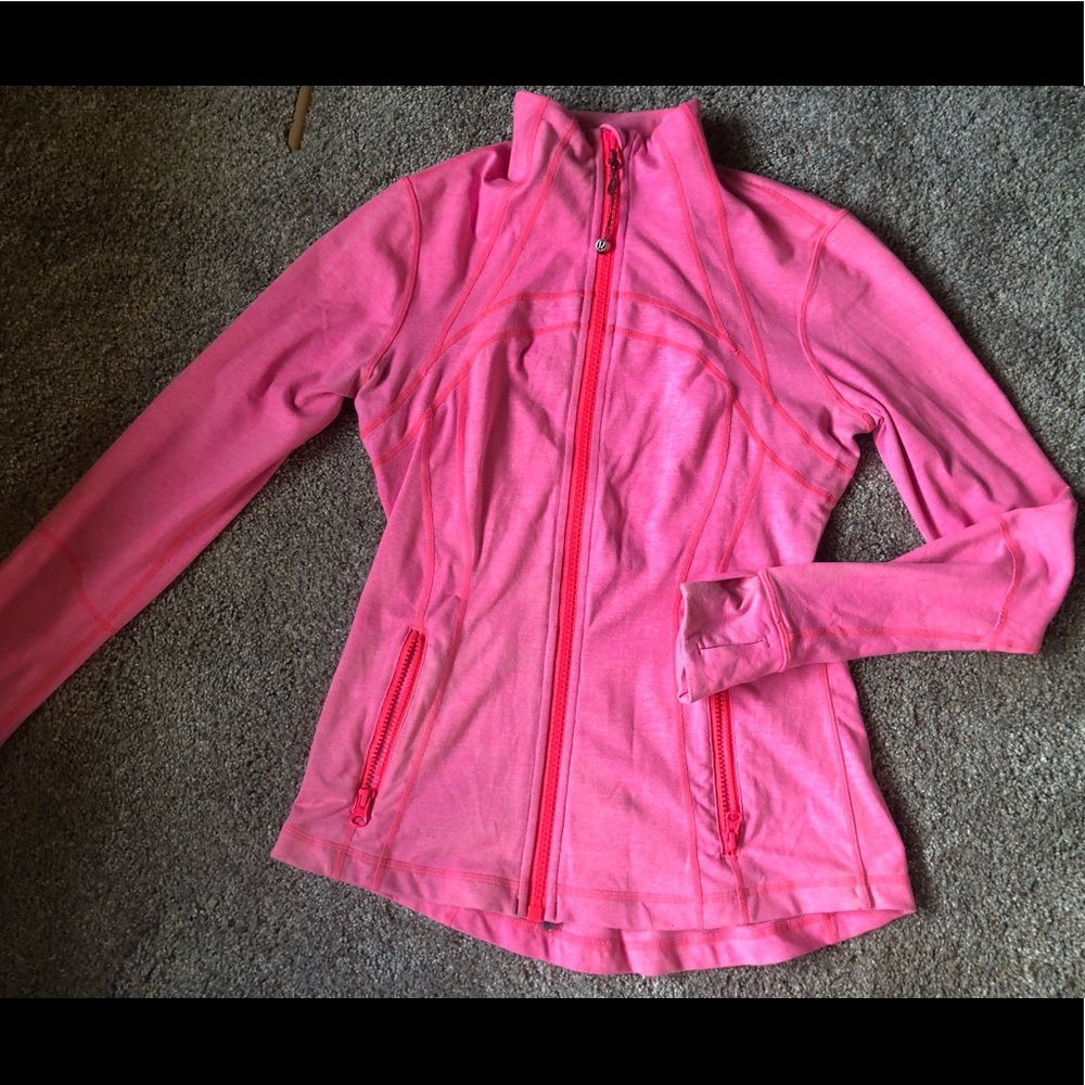 Pink Lululemon Define Jacket Size 4